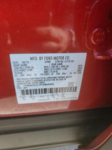 Photo 13 VIN: 1FM5K8GC7PGB65202 - FORD EXPLORER S 