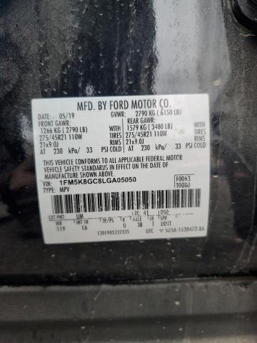 Photo 13 VIN: 1FM5K8GC8LGA05050 - FORD EXPLORER S 