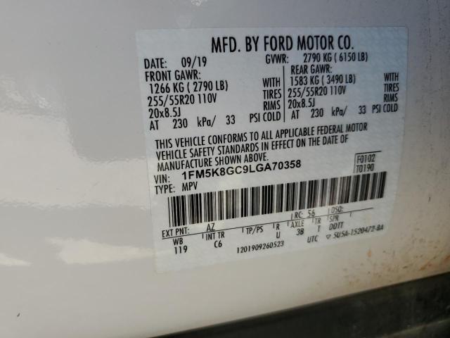 Photo 13 VIN: 1FM5K8GC9LGA70358 - FORD EXPLORER S 