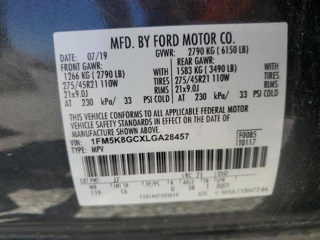 Photo 13 VIN: 1FM5K8GCXLGA28457 - FORD EXPLORER 