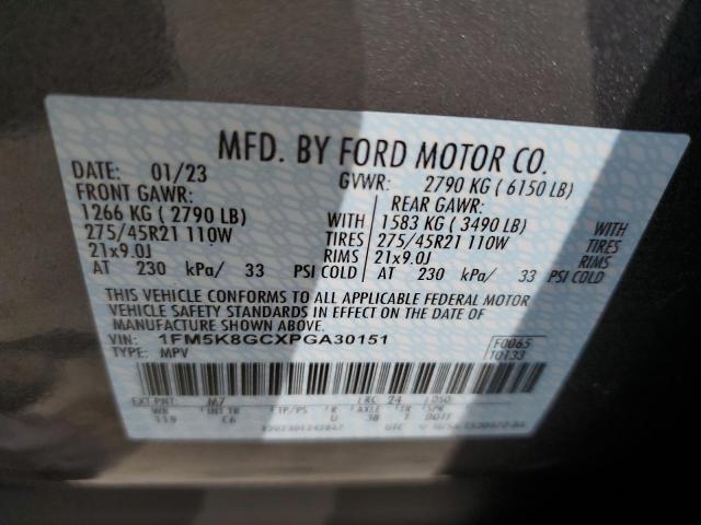 Photo 13 VIN: 1FM5K8GCXPGA30151 - FORD EXPLORER 