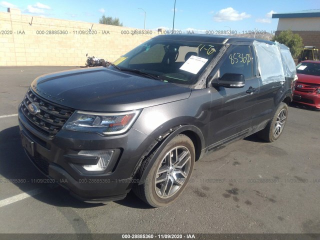 Photo 1 VIN: 1FM5K8GT0HGC66129 - FORD EXPLORER 