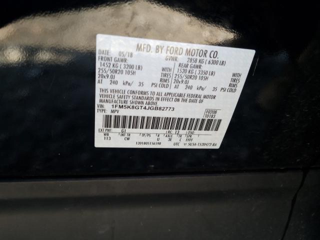 Photo 9 VIN: 1FM5K8GT4JGB82773 - FORD EXPLORER S 