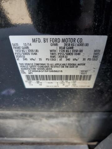 Photo 12 VIN: 1FM5K8GT5FGB58215 - FORD EXPLORER 