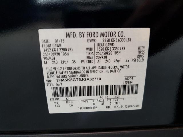 Photo 12 VIN: 1FM5K8GT5JGA62710 - FORD EXPLORER S 