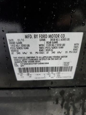 Photo 13 VIN: 1FM5K8GT8FGB80368 - FORD EXPLORER S 