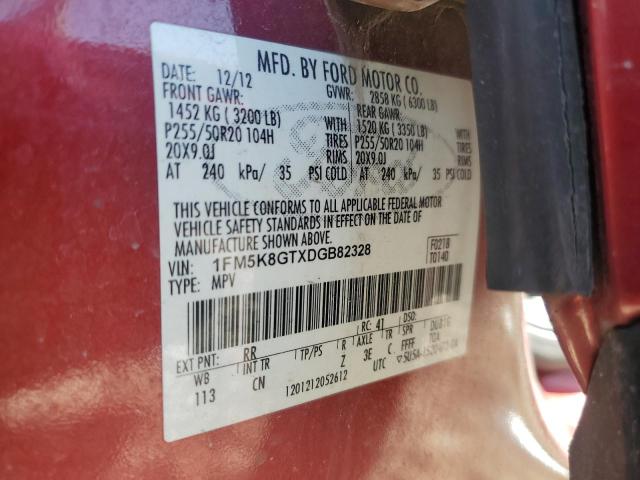 Photo 12 VIN: 1FM5K8GTXDGB82328 - FORD EXPLORER S 