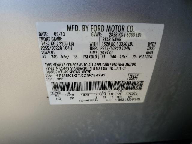 Photo 13 VIN: 1FM5K8GTXDGC84793 - FORD EXPLORER 