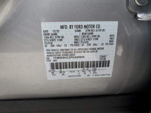 Photo 11 VIN: 1FM5K8HC2PGA09826 - FORD EXPLORER 