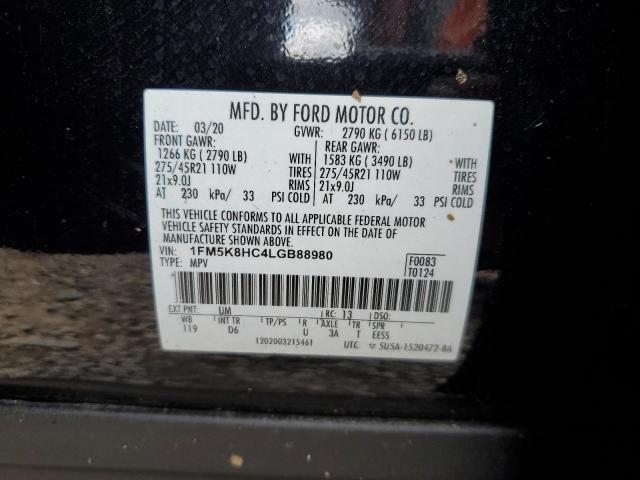 Photo 13 VIN: 1FM5K8HC4LGB88980 - FORD EXPLORER 