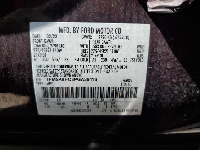 Photo 13 VIN: 1FM5K8HC8PGA36416 - FORD EXPLORER P 