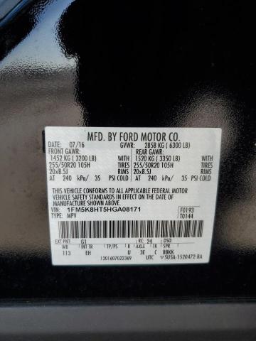 Photo 13 VIN: 1FM5K8HT5HGA08171 - FORD EXPLORER P 