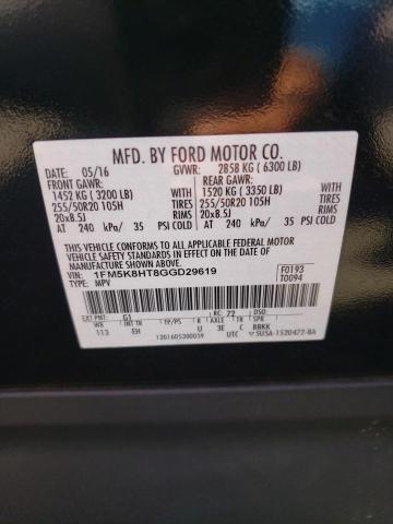 Photo 12 VIN: 1FM5K8HT8GGD29619 - FORD EXPLORER P 