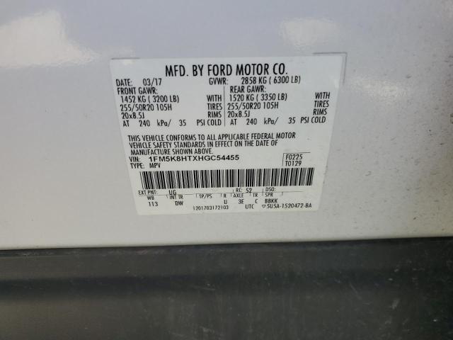 Photo 13 VIN: 1FM5K8HTXHGC54455 - FORD EXPLORER P 