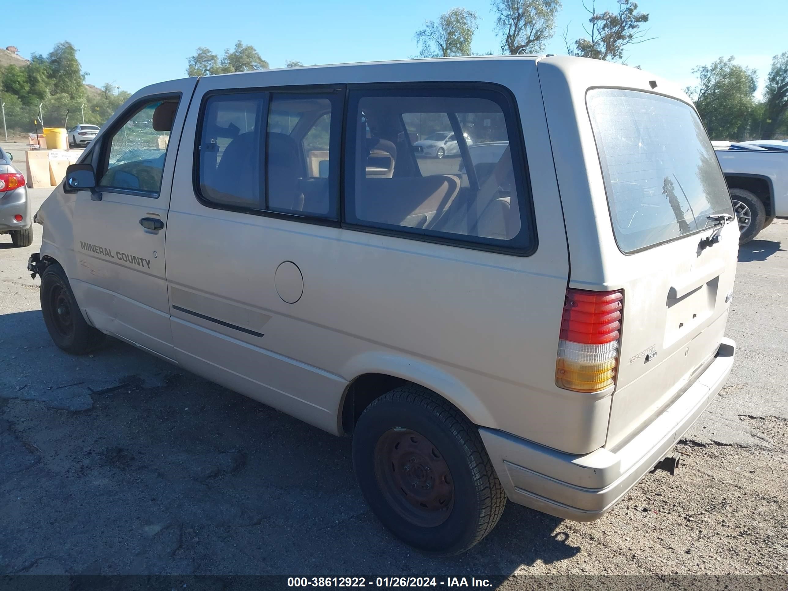 Photo 2 VIN: 1FMCA11UXPZB41905 - FORD AEROSTAR 