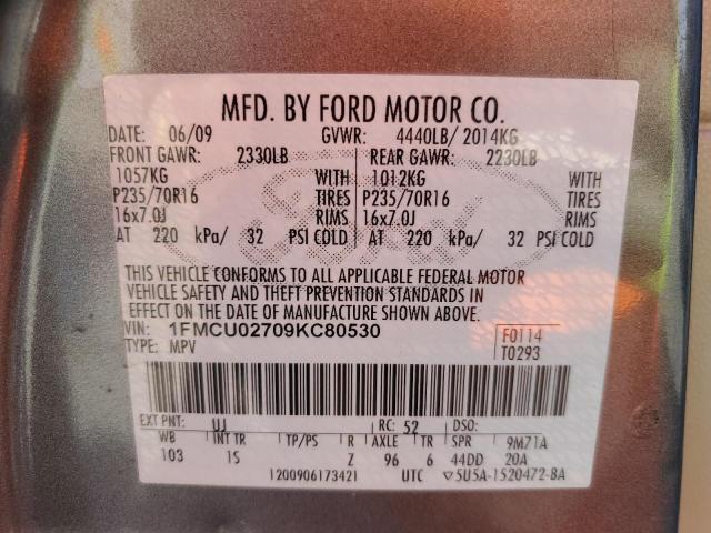 Photo 12 VIN: 1FMCU02709KC80530 - FORD ESCAPE 