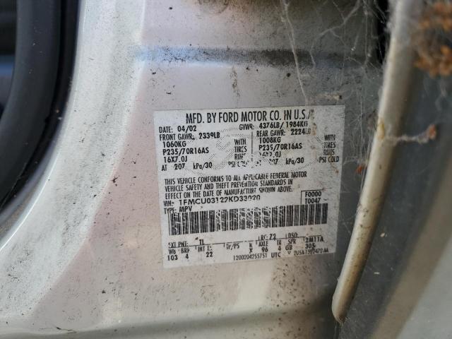 Photo 12 VIN: 1FMCU03122KD33020 - FORD ESCAPE 