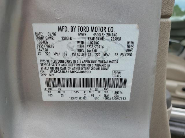 Photo 12 VIN: 1FMCU03168KA08590 - FORD ESCAPE XLT 