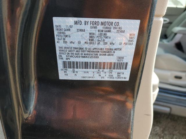 Photo 12 VIN: 1FMCU03188KC23355 - FORD ESCAPE XLT 