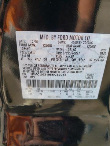 Photo 11 VIN: 1FMCU03198KC83015 - FORD ESCAPE 