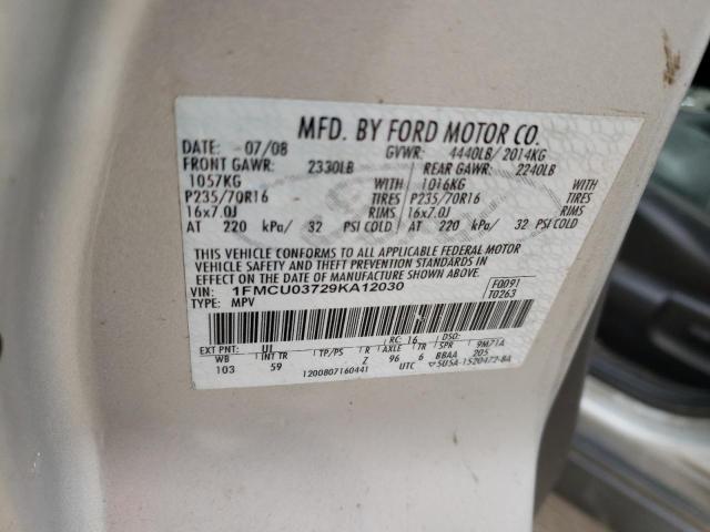 Photo 11 VIN: 1FMCU03729KA12030 - FORD ESCAPE 