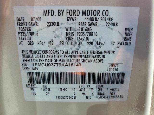 Photo 11 VIN: 1FMCU03779KA16140 - FORD ESCAPE XLT 