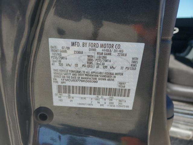 Photo 12 VIN: 1FMCU03779KD05390 - FORD ESCAPE XLT 