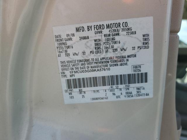 Photo 12 VIN: 1FMCU03G39KA57610 - FORD ESCAPE 