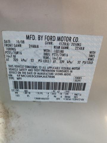 Photo 11 VIN: 1FMCU03G39KA57896 - FORD ESCAPE 