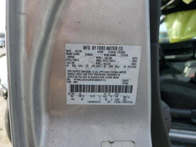 Photo 13 VIN: 1FMCU03G59KB88313 - FORD ESCAPE 