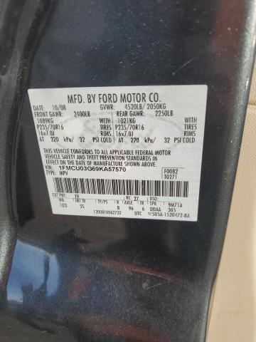 Photo 13 VIN: 1FMCU03G69KA57570 - FORD ESCAPE XLT 