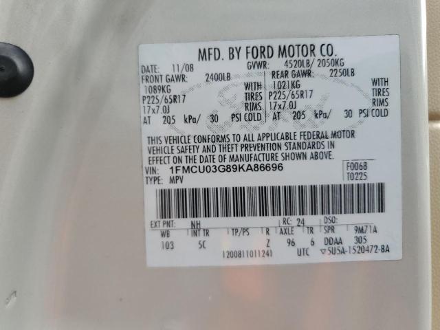 Photo 13 VIN: 1FMCU03G89KA86696 - FORD ESCAPE XLT 