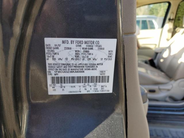 Photo 11 VIN: 1FMCU03Z38KA60006 - FORD ESCAPE 