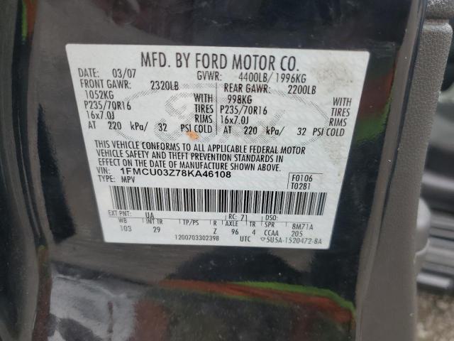 Photo 13 VIN: 1FMCU03Z78KA46108 - FORD ESCAPE 