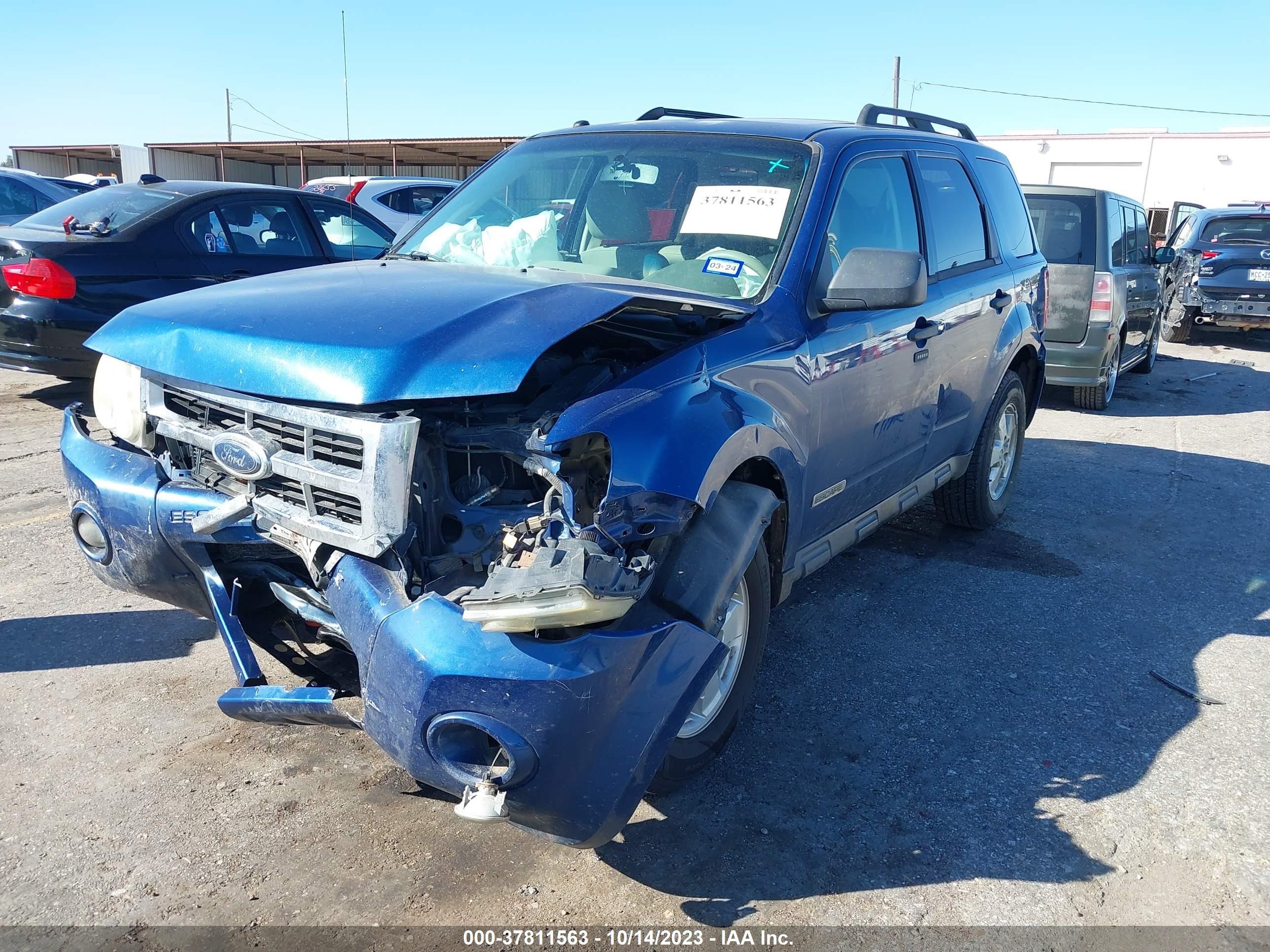 Photo 1 VIN: 1FMCU03Z98KE49636 - FORD ESCAPE 