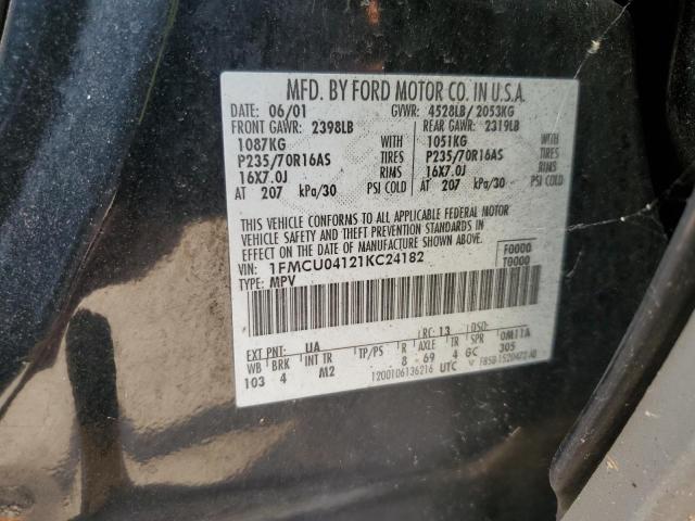 Photo 12 VIN: 1FMCU04121KC24182 - FORD ESCAPE XLT 