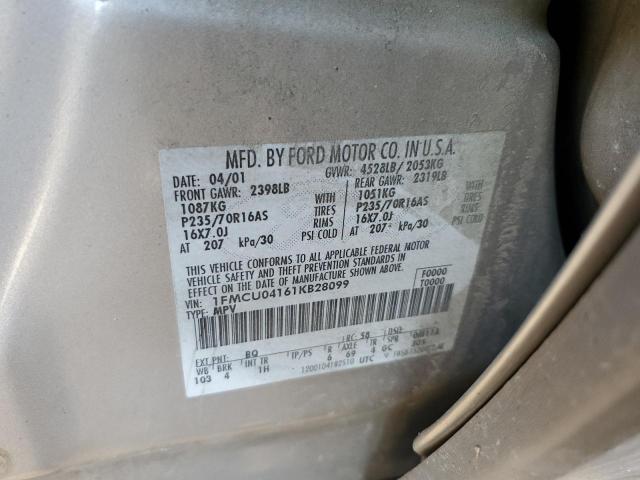 Photo 11 VIN: 1FMCU04161KB28099 - FORD ESCAPE XLT 