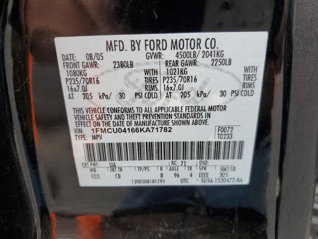 Photo 12 VIN: 1FMCU04166KA71782 - FORD ESCAPE 