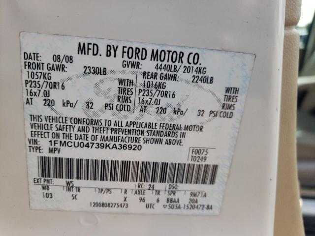 Photo 13 VIN: 1FMCU04739KA36920 - FORD ESCAPE LIM 