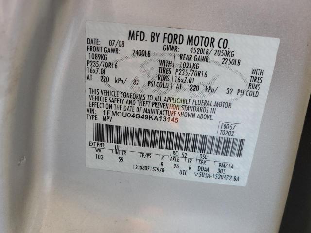 Photo 12 VIN: 1FMCU04G49KA13145 - FORD ESCAPE LIM 