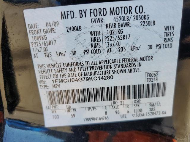 Photo 12 VIN: 1FMCU04G79KC14280 - FORD ESCAPE LIM 