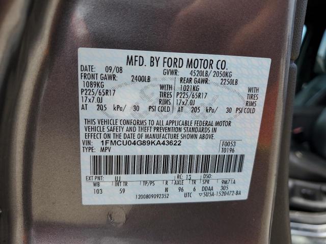 Photo 12 VIN: 1FMCU04G89KA43622 - FORD ESCAPE LIM 