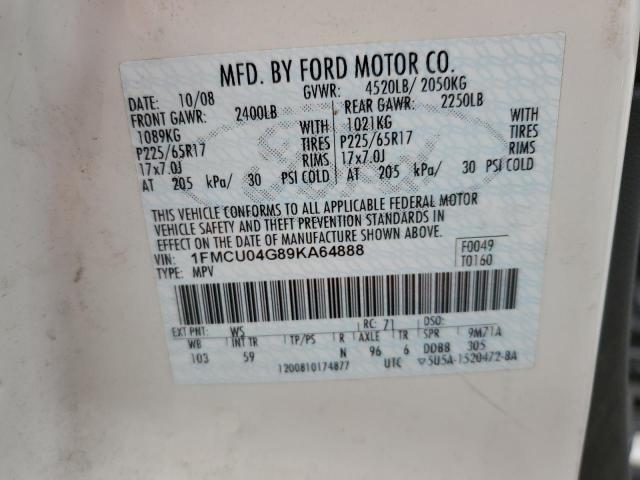 Photo 11 VIN: 1FMCU04G89KA64888 - FORD ESCAPE 