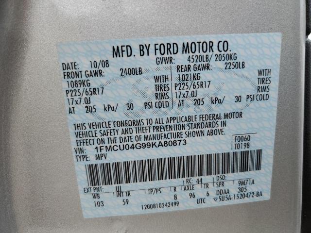 Photo 12 VIN: 1FMCU04G99KA80873 - FORD ESCAPE 