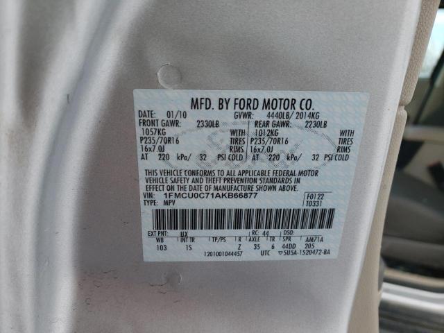 Photo 12 VIN: 1FMCU0C71AKB66877 - FORD ESCAPE XLS 