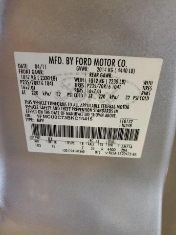 Photo 11 VIN: 1FMCU0C73BKC18415 - FORD ESCAPE 