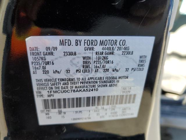 Photo 9 VIN: 1FMCU0C78AKA52410 - FORD ESCAPE XLS 