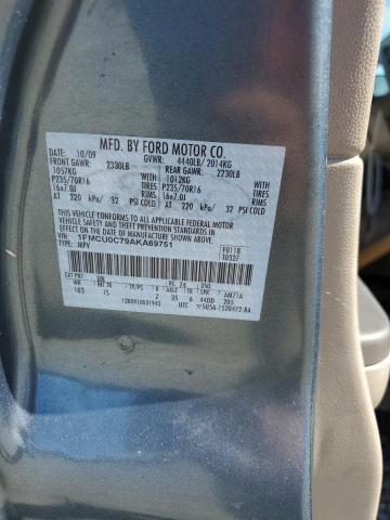 Photo 11 VIN: 1FMCU0C79AKA69751 - FORD ESCAPE XLS 