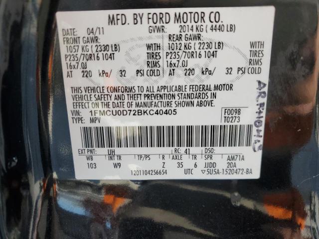 Photo 12 VIN: 1FMCU0D72BKC40405 - FORD ESCAPE 