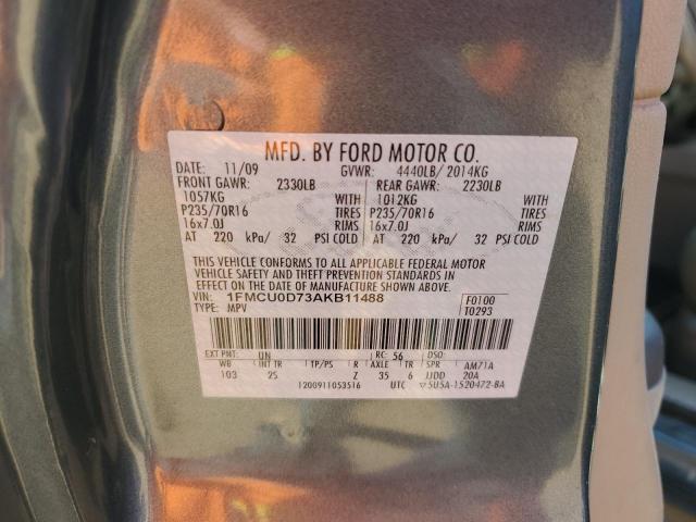 Photo 12 VIN: 1FMCU0D73AKB11488 - FORD ESCAPE XLT 